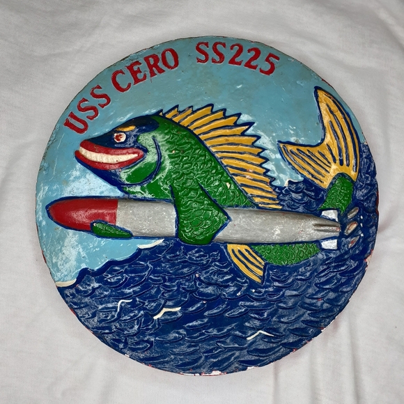 🇺🇸 Cero SS-225 United States Navy Ship Plaque - Picture 2 of 15